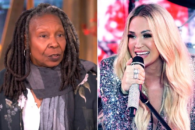 Whoopi Goldberg apoya el derecho de Carrie Underwood a cantar en la investidura de Donald Trump: La apoyo