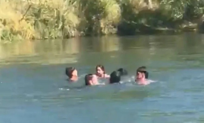 Balneario Sandra Canale: cinco guardavidas lograron salvar a un abuelo y su nieta