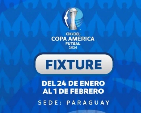 El fixture de la CONMEBOL Copa América Futsal 2026