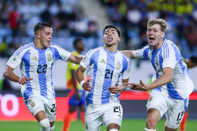 Sudamericano Sub 20: la Selección argentina venció a Colombia y se clasificó al Mundial de la categoría en Chile