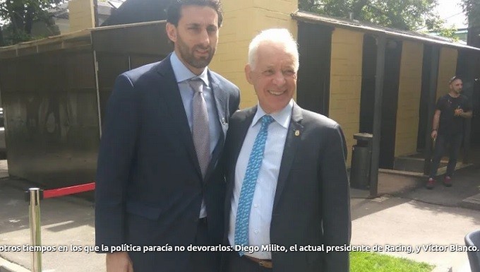 Racing es un quilombo: Diego Milito desplazó a Víctor Blanco del Cilindro