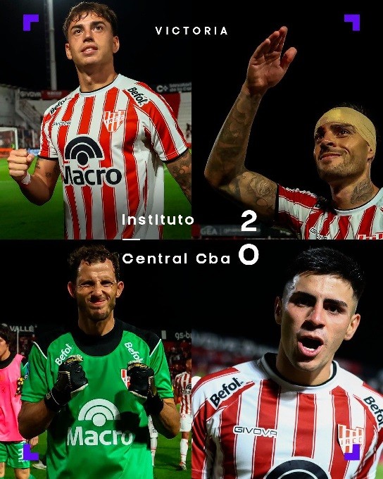 HOLA INSTITUTO, LLENASTE ALTA CÓRDOBA DE ÁLEGRIA POR SU TRIUNFO ANTE CENTRAL CORDOBA SANTIAGO