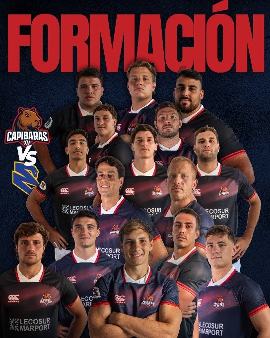 RUGBY: CAPIBARAS XV JUEGA EN SANTA FE RUGBY  Y SE ESPERA GRAN MARCO DE PUBLICO 