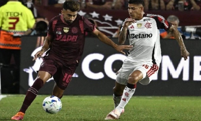 Lan&uacute;s por la recopa obtuvo una gran victoria ante flamengo en su estadio 