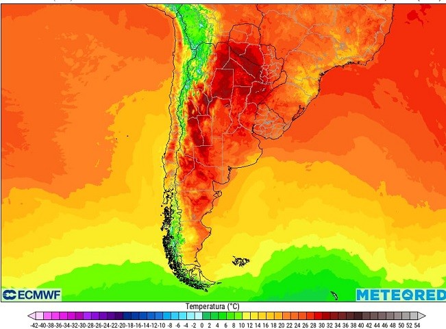 Alerta roja por temperaturas extremas en el área metropolitana y el centro de Buenos Aires