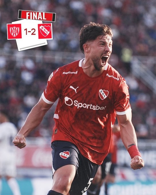 INDEPENDIENTE LE GANO A SAN LORENZO 2-1 EN MEDIO DE POLEMICAS ARBITRALES