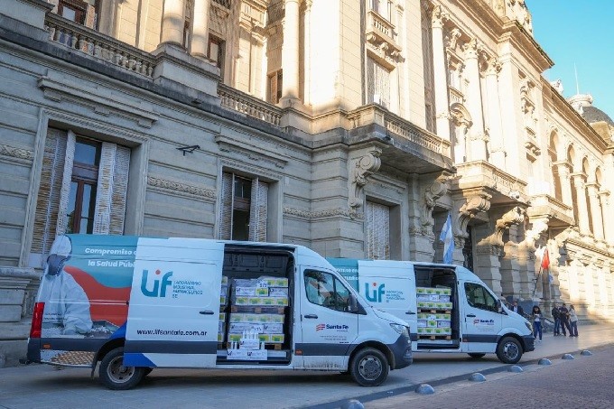 Santa Fe envi&oacute; a Tucum&aacute;n 40 mil repelentes de produccion propia 