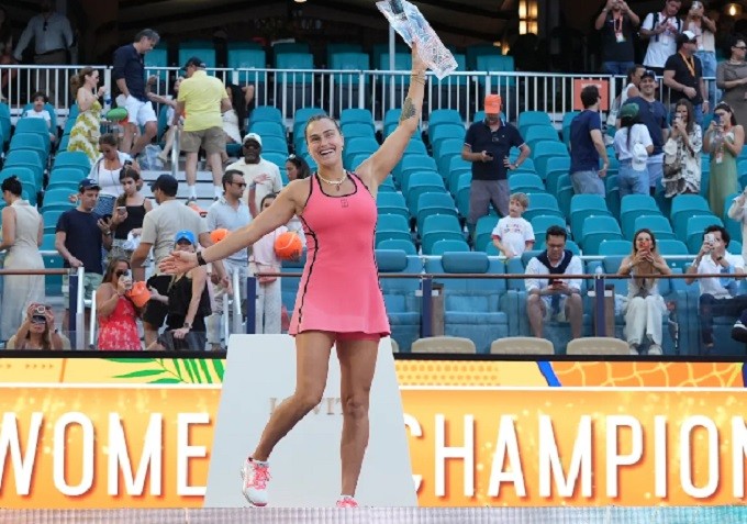 Tenis: ARYNA SABALENKA REINA EN EL SOL Y CONQUISTA EL SUNSHINE DOUBLE 2026