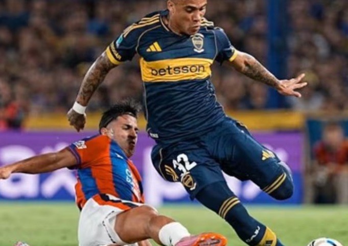 BOCA EMPATO 1-1 CON SAN LORENZO Y SE FUE SILBADO 