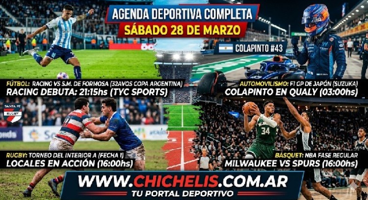 S&Aacute;BADO 28 DE MARZO UNA JORNADA DEPORTIVA DE PURA ACCI&Oacute;N 