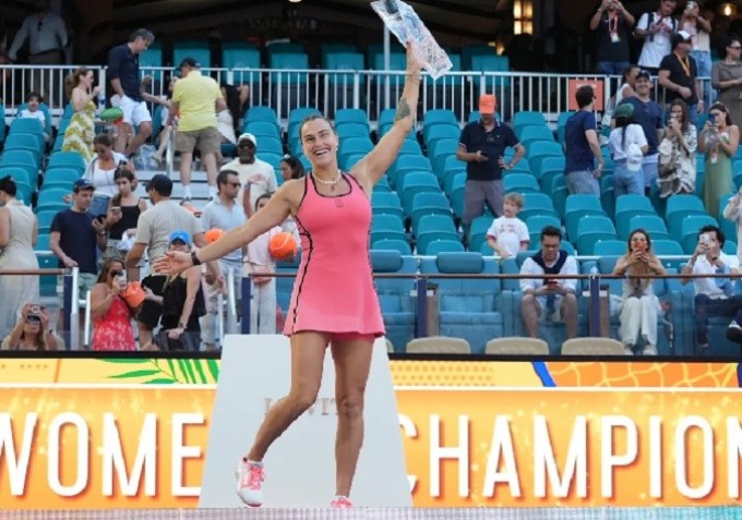 Tenis: ARYNA SABALENKA REINA EN EL SOL Y CONQUISTA EL SUNSHINE DOUBLE 2026