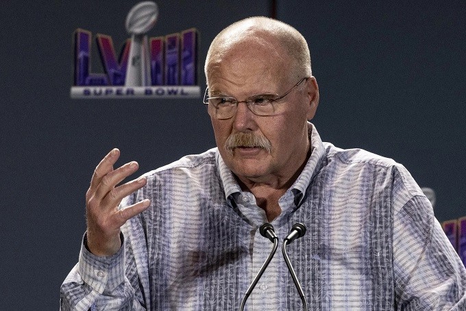 Andy Reid, entrenador ganador de 3 Super Bowls, alarga su acuerdo con Chiefs hasta 2029