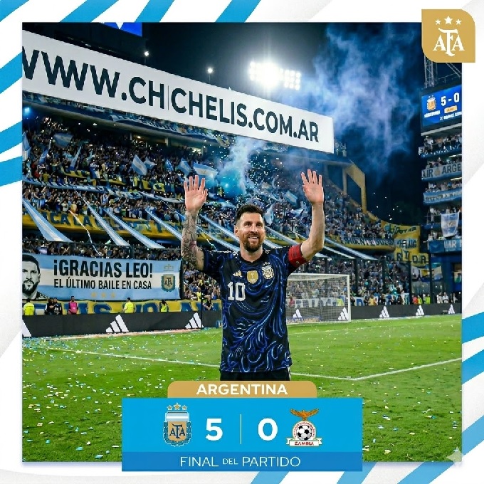 FIESTA, GOLEADA Y EMOCI&Oacute;N, CON UN SHOW DE MESSI EN LA BOMBONERA