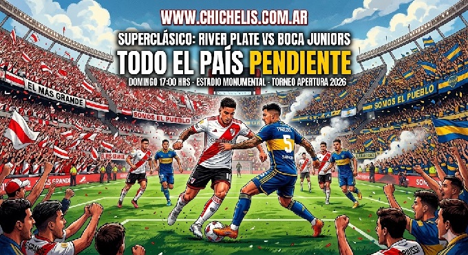 River y Boca paralizan el pa&iacute;s en un duelo de realidades opuestas