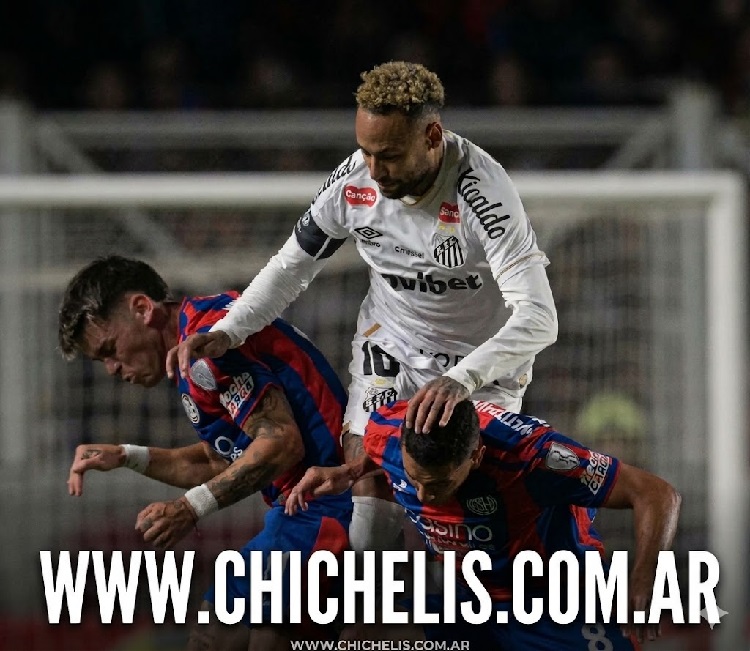 SAN LORENZO Y SANTOS EMPATARON EN UN DUELO VIBRANTE CON NEYMAR COMO PROTAGONISTA