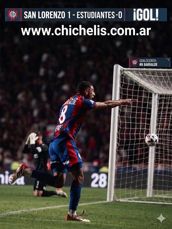 SAN LORENZO Y LA LLUVIA LE GANARON A ESTUDIANTES 1-0 