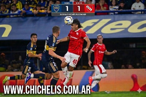 Boca e Independiente repartieron puntos en un cl&aacute;sico polemico