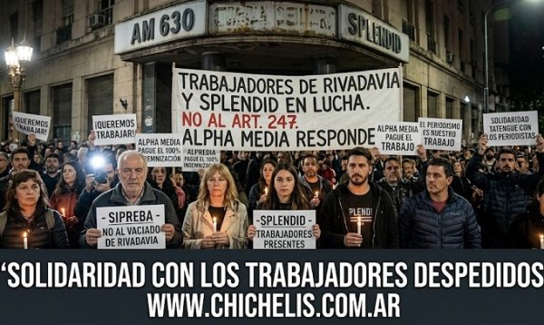 DESMANTELAMIENTO EN ALPHA MEDIA: EL LISTADO DE LOS DESPIDOS EN RIVADAVIA Y SPLENDID