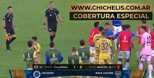 ESC&Aacute;NDALO EN EL MINEIRAO: A BOCA SE LO LLEVARON PUESTO CARGADO DE VIOLENCIA