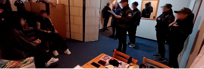 Gendarmería rescató a 10 mujeres víctimas de explotación sexual