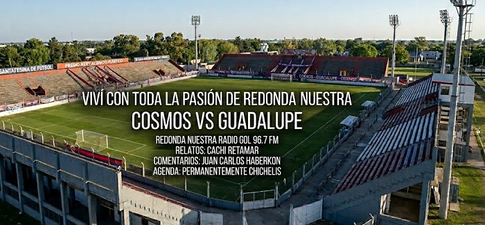 liga santafesina con cachi retamar y juan carlos Haberkon se espera un vibrante espectaculo con cosmos Sportivo Guadalupe