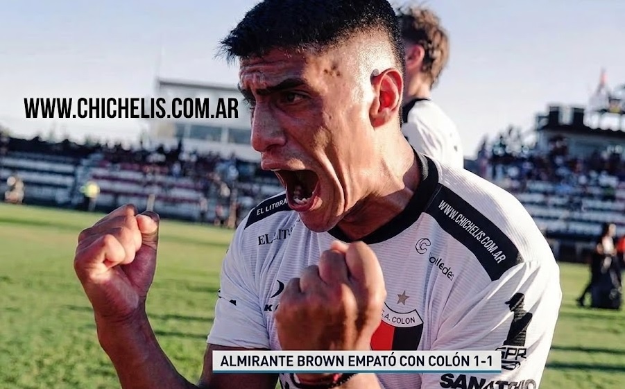 CLUB ATLETICO COL&Oacute;N NO TERMJINA DE AFIANZARSE Y EMPATO CON ALMIRANTE BROWN 1-1 