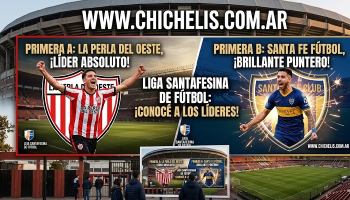 LIGA SANTAFESINA: LA PERLA GOLEO Y SE MANTIENE EN LO MAS ALTO EN LA A, Y SANTA FE FUTBOL EN LA B 