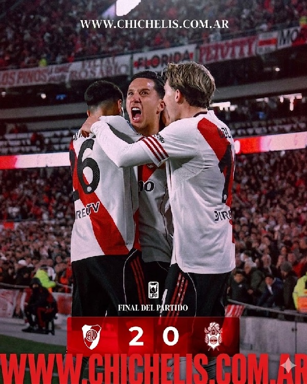 River a semis: triunfo s&oacute;lido ante el Lobo en el Monumental