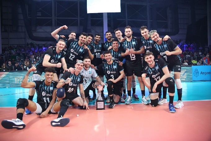 Argentina gana el segundo y último amistoso de vóleibol ante Cuba en Tecnópolis