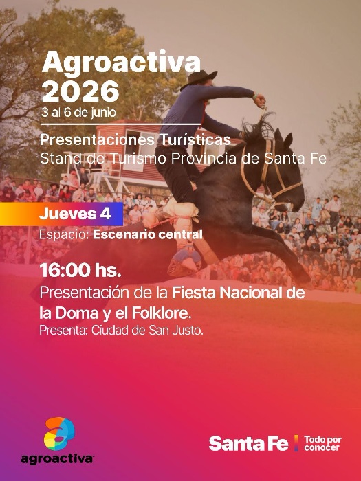 PRESENTAN AL PA&Iacute;S Y AL MUNDO EL FESTIVAL DE DOMA DE SAN JUSTO EN AGROACTIVA 2026