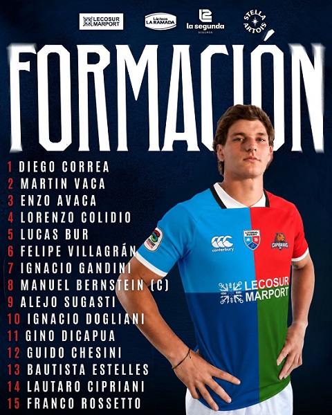 SUPER RUGBY AMERICAS POR ESPN 3 DESDE LAS 21.15HS ESTE VIERNES CAPIBARAS XV VISITA A PAMPAS 
