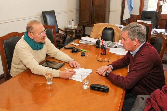 El intendente Emilio Jatón se reunió con el ministro Corach