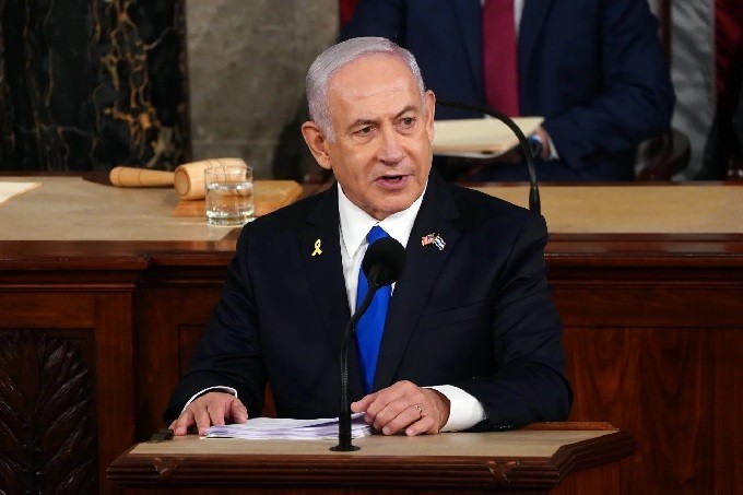 Netanyahu defiende ante Congreso de EEUU la guerra en Gaza y culpa a Irán de las protestas