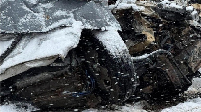 Accidente fatal en la Patagonia: 4 muertos por el choque frontal entre un auto y un camión durante una tormenta de nieve