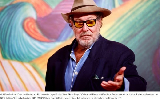 El Festival de Cine de Venecia entregará un premio a la trayectoria del director estadounidense Julian Schnabel