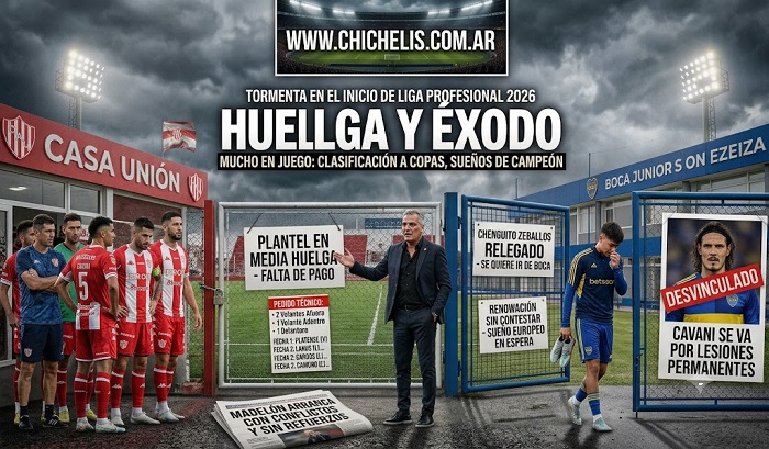 Tormenta en el inicio de la Liga Profesional: Huelga en Uni&oacute;n y &eacute;xodo de figuras en Boca