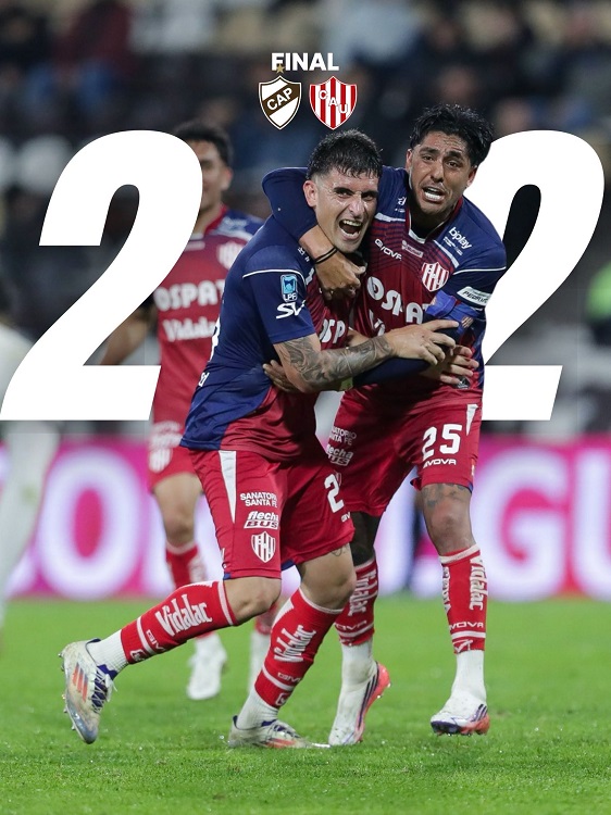 Platense y Uni&oacute;n empataron 2 a 2 en un pol&eacute;mico partido