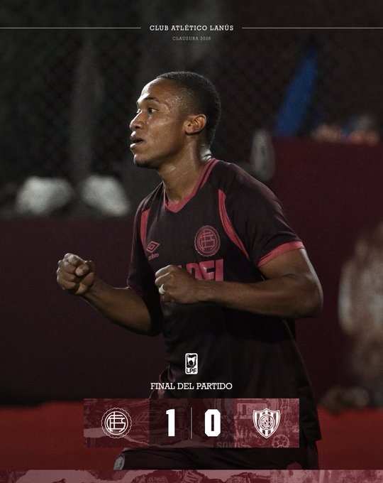 LAN&Uacute;S LE GANO A SAN LORENZO: VALOIS DIO EL GOL DEL TRIUNFO EN EL DEBUT