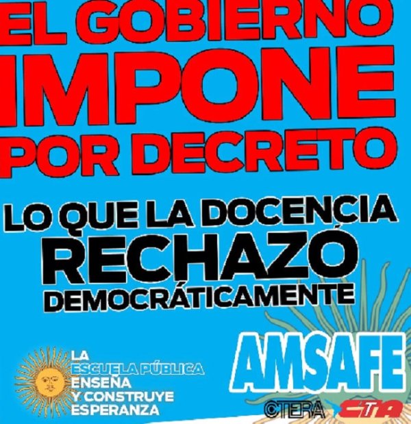 AMSAFE Y UN DURO COMUNICADO CONTRA EL GOBIERNO PROVINCIAL SANTAFESINO 