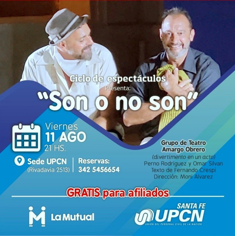 UPCN SANTA FE Y AGOSTO A PURA CULTURA, CON ESPECTACULOS DE TODO NIVEL