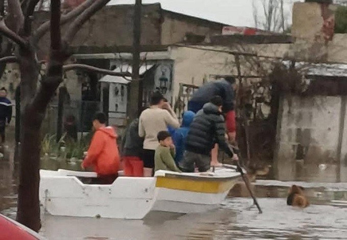 lluvia histórica en el sur santafesino: cayeron casi 300 mm en pocas horas