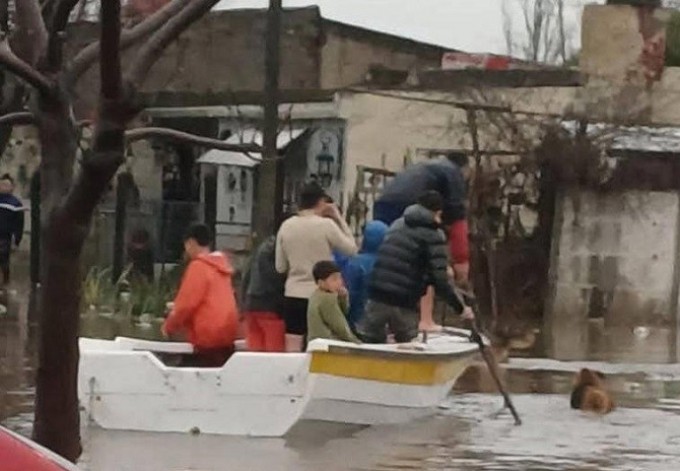 lluvia histórica en el sur santafesino: cayeron casi 300 mm en pocas horas
