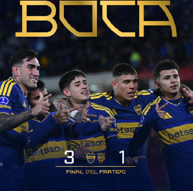 Boca Juniors derrot&oacute; 3-1 a Deportivo Recoleta en el Estadio Tom&aacute;s Adolfo Duc&oacute; sin dejar dudas