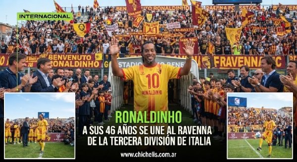 Asombro mundial por la llegada de Ronaldinho al f&uacute;tbol de la Serie C de Italia