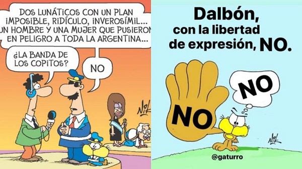 Gregorio Dalbón denunciará a Nik por un chiste y el dibujante le respondió: Nos quieren amordazados