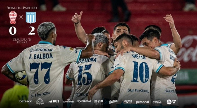 RACING LE DIO UN GOLPE DE NOCAUT AL HURACÁN DE KUDELKA 