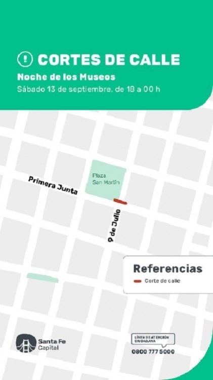 DESVIOS DE COLECTIVOS, CORTES DE TRANSITO Y RECOMENDACIONES PARA LA NOCHE DE LOS MUSEOS 