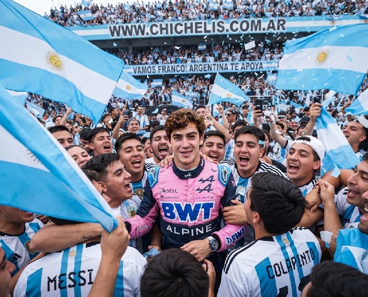Futuro asegurado, en la F1 y el fervor argentino en San Pablo para Franco Colapinto