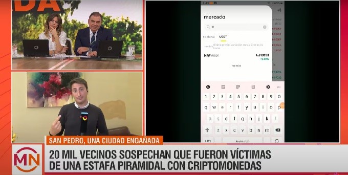 Estafa en San Pedro: un tercio de sus habitantes invirtió su dinero en una dudosa aplicación de criptomonedas