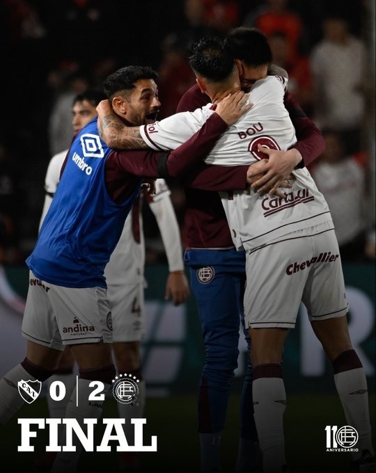 INDEPENDIENTE EN CAÍDA LIBRE Y LANÚS OBTUVO UNA GRAN VICTORIA 2-0 